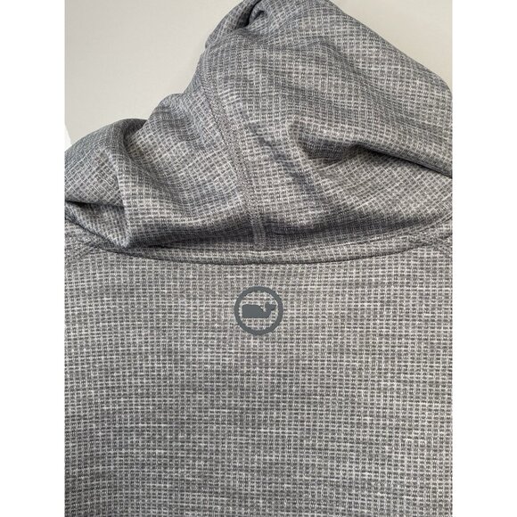 Vineyard Vines Striped Sankaty Hoodie Men’s L Gray On-The-Go Performance Sailing - Picture 10 of 16